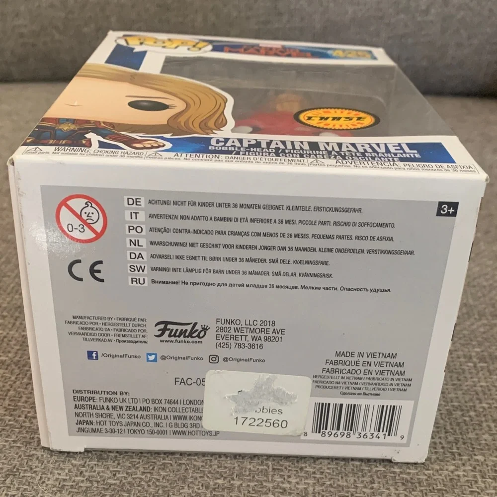 Funko Pop! Masked Captain Marvel #425 Limited Edition Vinyl Figure New